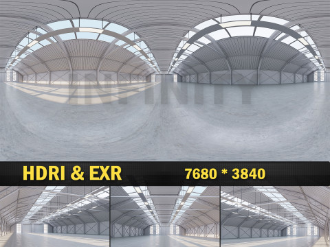 HDRI warehouse 13 CG Texturen