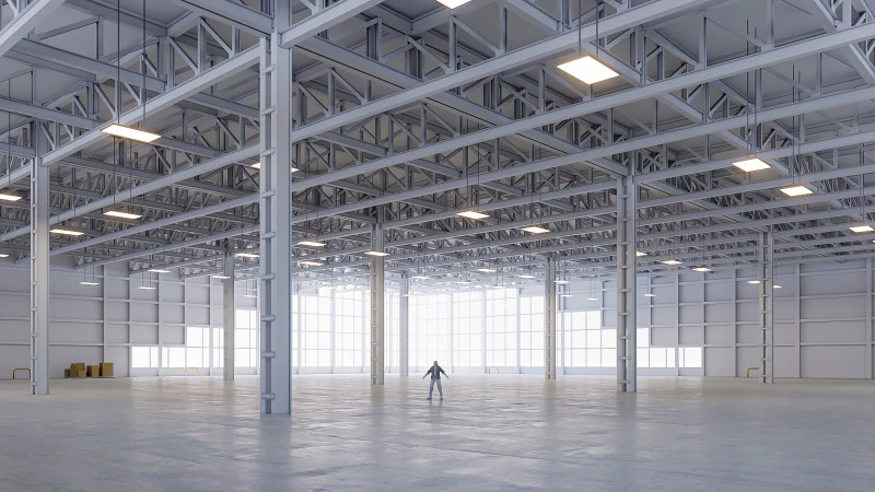Low Poly Warehouse 12 3D Model .c4d .max .obj .3ds .fbx .stl .blend 