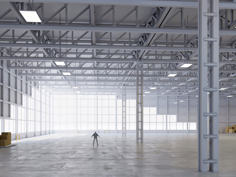 Low Poly Warehouse 12 Modelo 3D