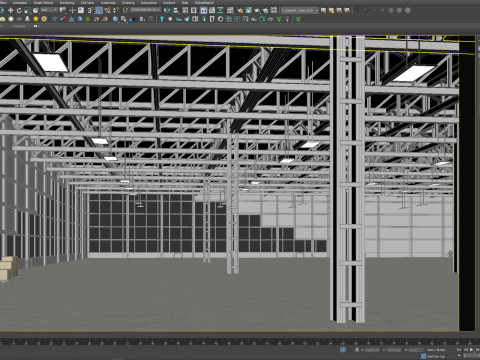 Low Poly Warehouse 12 Modelo 3D