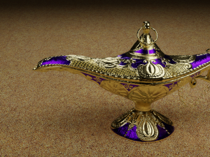 The golden lamp Model 3D