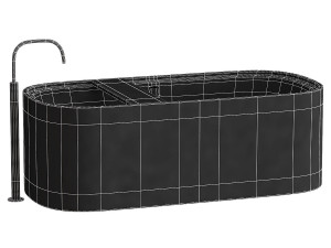 Freestanding bath designed by Piet Boon Modelo 3D