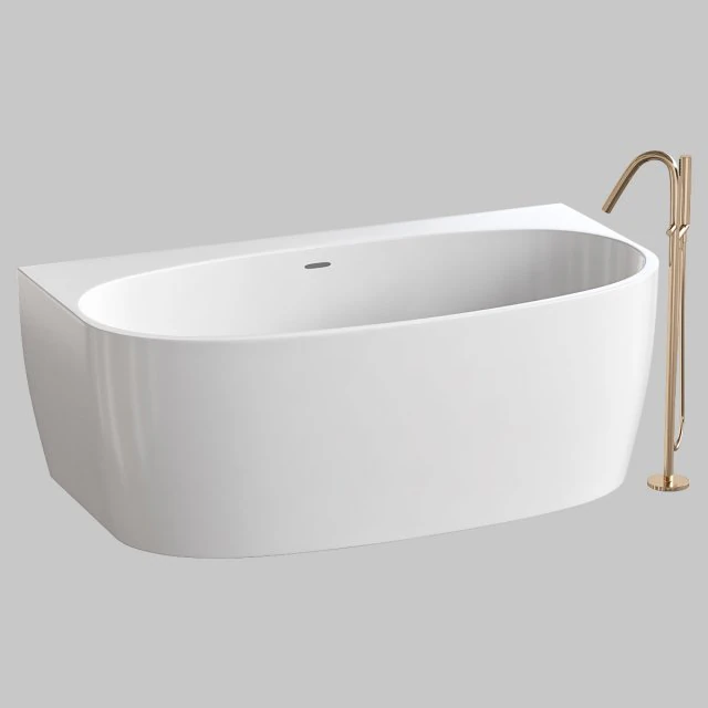 BATHTUB ANNA 3D Model .c4d .max .obj .3ds .fbx .stl .blend