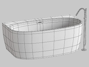 BATHTUB ANNA Modelo 3D