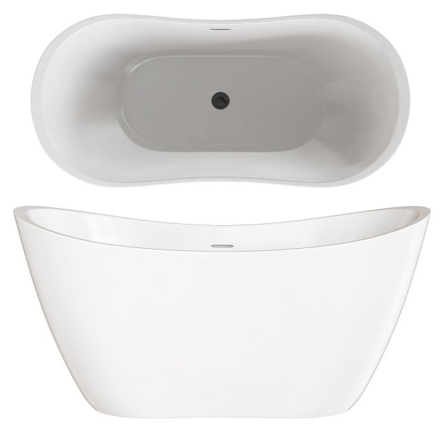 PHILO ACRYLIC DOUBLE SLIPPER FREESTANDING TUB Modelo 3D .c4d .max .obj .3ds .fbx .stl .blend 