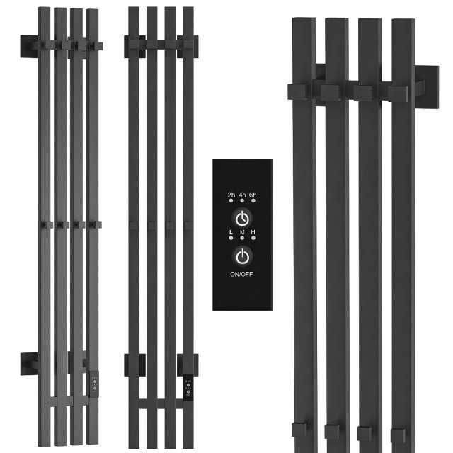 Electric heated towel rail TermoSmart Loft 3D 모델 .c4d .max .obj .3ds .fbx .stl .blend 