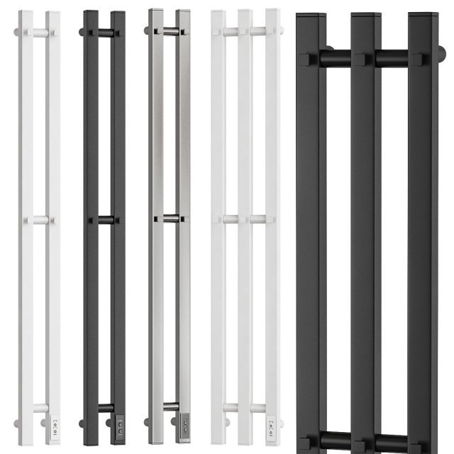 Electric heated towel rail Point Hermes 3D 모델 .c4d .max .obj .3ds .fbx .stl .blend 