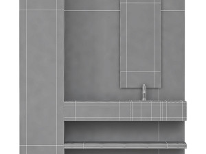 Bathroom furniture 1 3D Модель