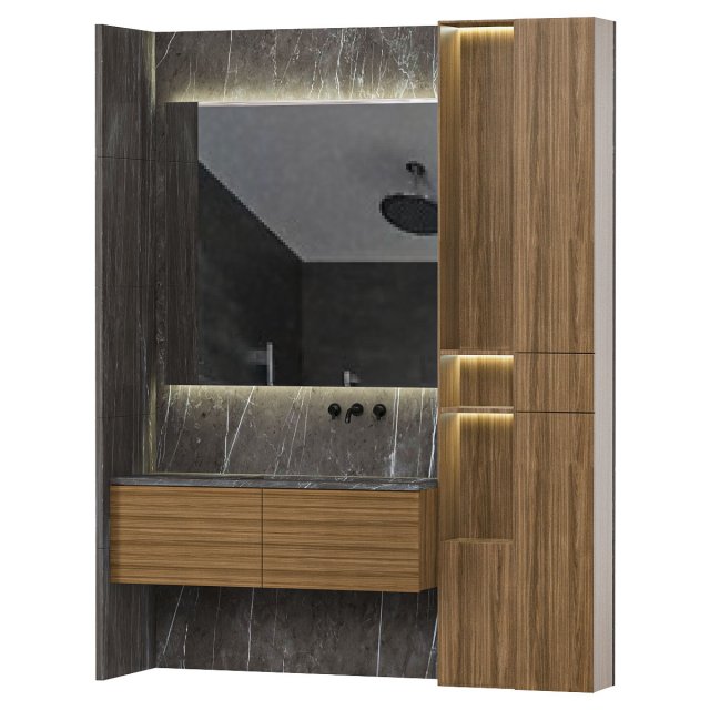 Bathroom furniture 2 3Dモデル .c4d .max .obj .3ds .fbx .stl .blend 