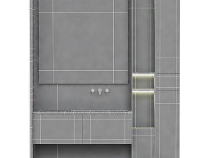 Bathroom furniture 2 3Dモデル