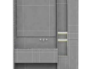 Bathroom furniture 2 3D Model