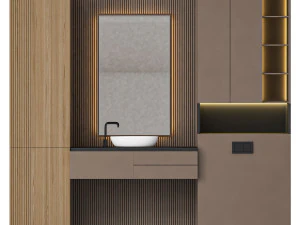 MOBILE PER BAGNO COMBINATO LAITILA Modello 3D