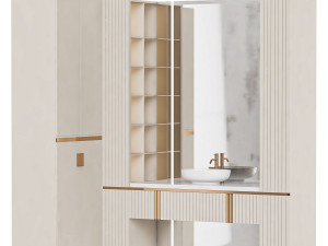 Bathroom furniture 3 3D Модель