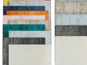 Shimmer Thick Pile Soft Shaggy Rug 3D Model