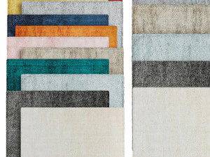 Shimmer dikpolig zacht shaggy vloerkleed 3D Model