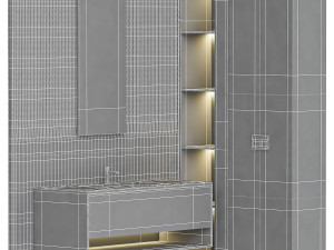Bathroom furniture 6 3D Модель