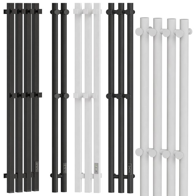 Electric heated towel rail Margroid Inaro set 3D Модель .c4d .max .obj .3ds .fbx .stl .blend 