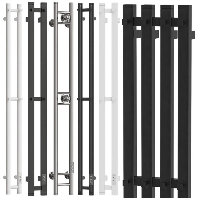 Electric heated towel rail set EWRIKA Penelope 3Dモデル .c4d .max .obj .3ds .fbx .stl .blend 