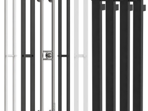 Electric heated towel rail set EWRIKA Penelope 3D मॉडल