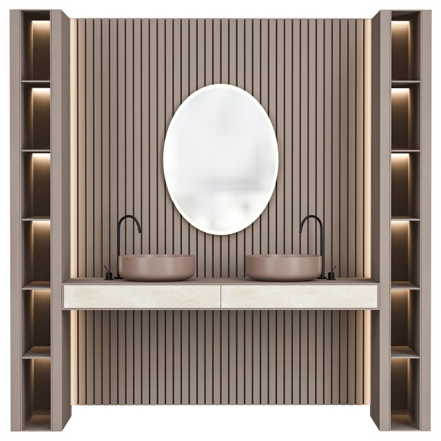 Bathroom Furniture 12 3D 모델 .c4d .max .obj .3ds .fbx .stl .blend