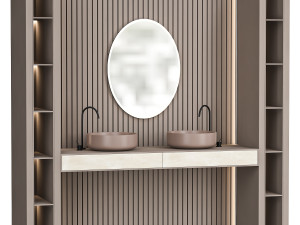 Bathroom Furniture 12 3D 模型