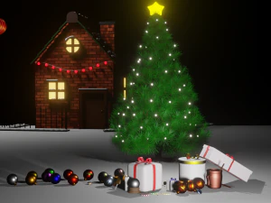 Das Weihnachtspaket 3D Modell