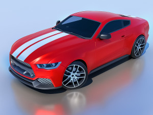 3D Realistic HD Car 3 model Model 3D