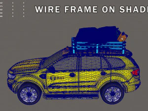 High-Poly 3D Taxi Model - Realistic and Detailed for Professionals 3D Model