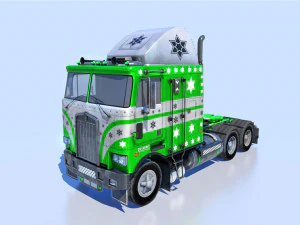 Amerikaanse legervrachtwagen M35 volledig opgetuigd model 3D Model