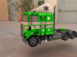 US Army Cargo Truck M35 Fully Rigged Model 3D Модель