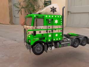 US Army Cargo Truck M35 Fully Rigged Model 3D Модель
