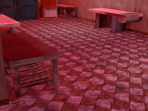 Zombie Hospital Environment 3D Model