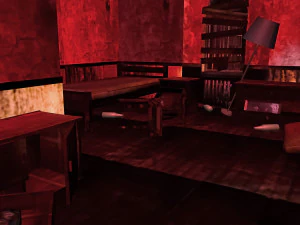 Zombie Hospital Environment 3D Model
