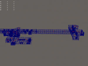 Zombie Hospital Environment 3D Model