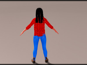Gangster Lady 3Dモデル