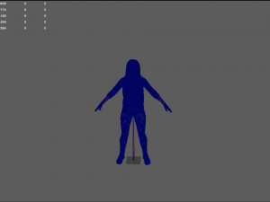 Gangster Lady 3Dモデル