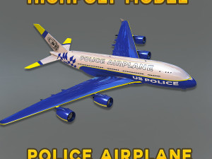 Elite Police Aircraft Modelo 3D
