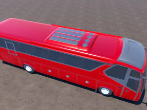 Premium high-poly stadsbus - realistisch en gedetailleerd 3D Model