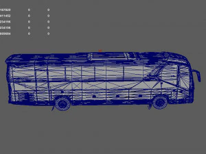 Premium high-poly stadsbus - realistisch en gedetailleerd 3D Model