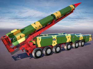 High-Fidelity Missile Launcher 3D Model