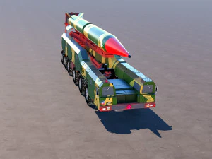 High-Fidelity Missile Launcher 3D Model
