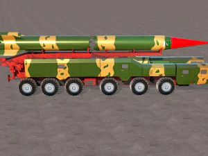 High-Fidelity Missile Launcher 3D Model