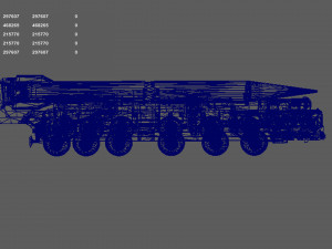 High-Fidelity Missile Launcher Modèle 3D