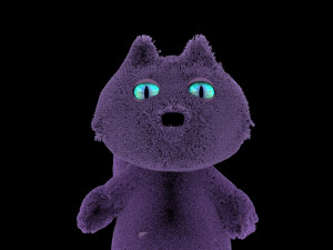 Furry cat 3D-Modell