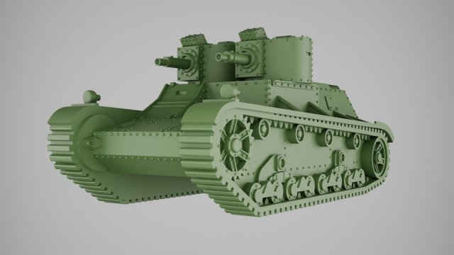 7TPdw adapted for printing in scale 1 56 28mm 3D printmodel .c4d .max .obj .3ds .fbx .stl .blend