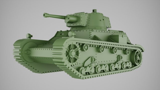 7TP-jw adapted for printing in scale 1 56 28 mm 3D 打印模型 .c4d .max .obj .3ds .fbx .stl .blend 