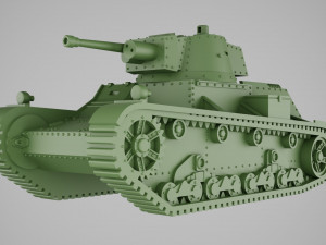 7TP-jw adapted for printing in scale 1 56 28 mm 3D प्रिंट मॉडल