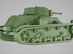 7TP-jw adapted for printing in scale 1 56 28 mm 3D 打印模型