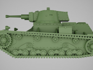 7TP-jw adapted for printing in scale 1 56 28 mm 3D 打印模型