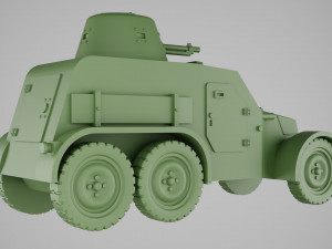 TATRA OA vz30 adapted for printing in scale 1 56 28 mm Model Cetak 3D